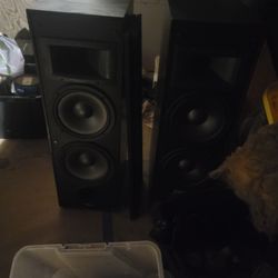 Klipsch Highly Sought Kg5.5 Tower Speakers 