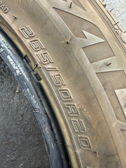 265/50/20 Falken (1 Only) $40.00