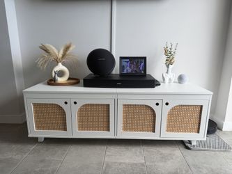Tv stand and cat litter cabinet