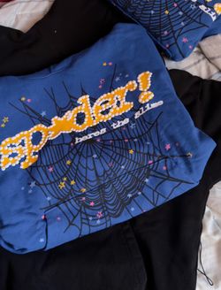 Marina Blue spider hoodie