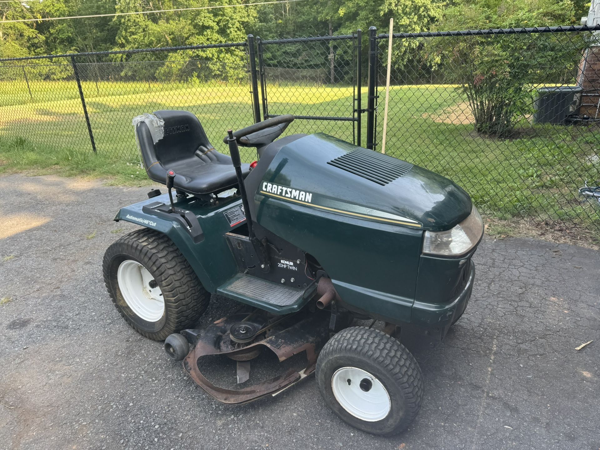 Craftsman 46” Hydrostatic Lawn Tractor – Ready to Mow! $800 OBO
