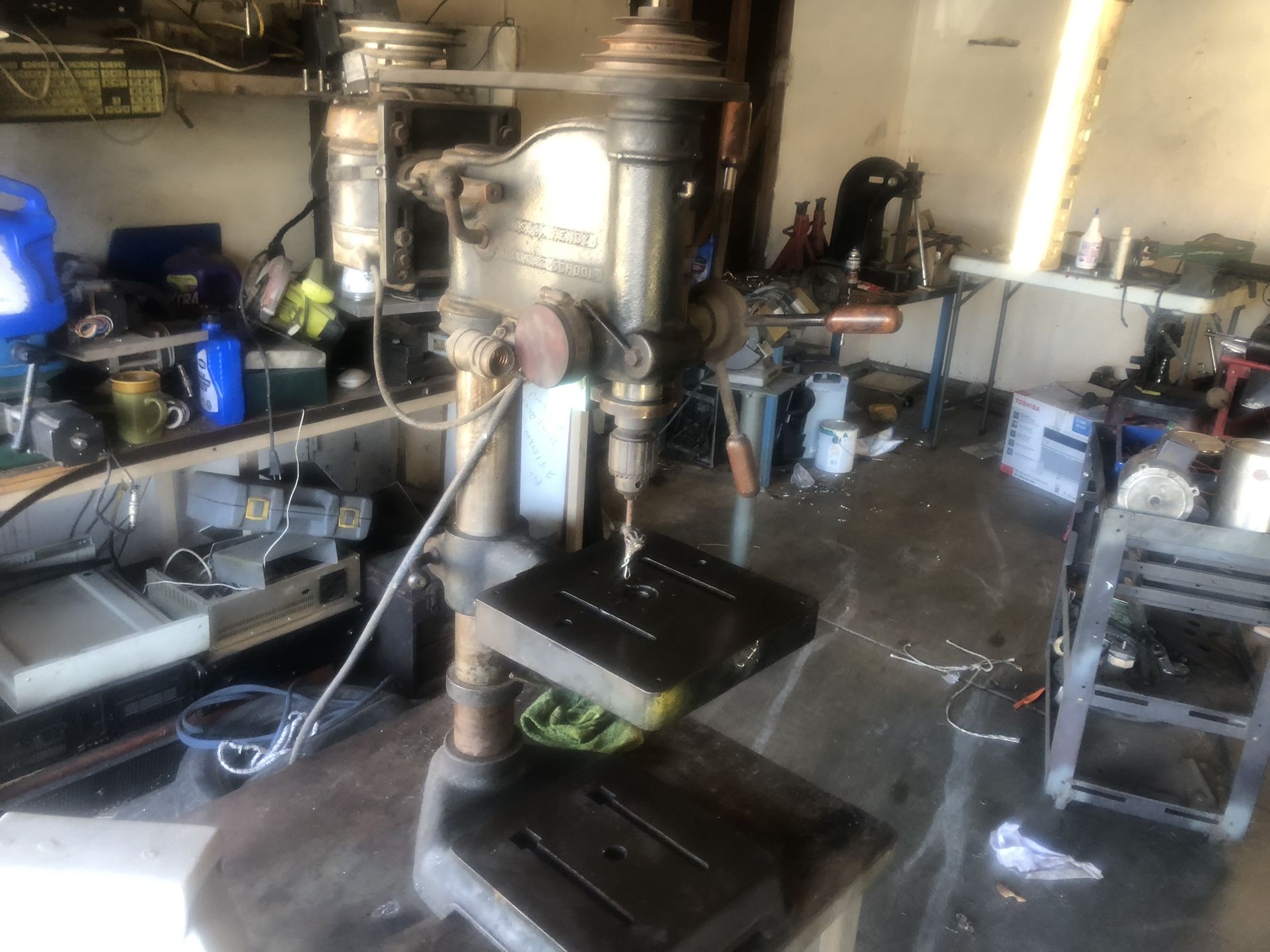 1940s Drill Press Bench Top Heavy Duty