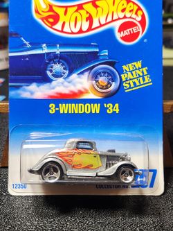 Vintage Hot Wheels 35yr old 3-Window '34