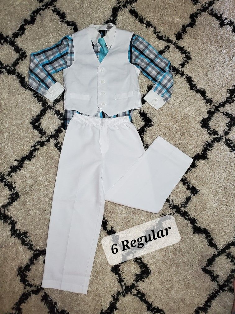 NEW 4pcs Boys Suit set 6Regular