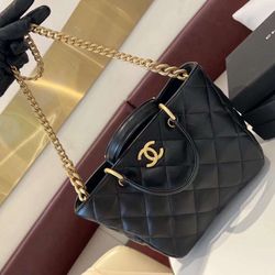 CHANEL 23 new rhombic shopping basket bag shopping bag