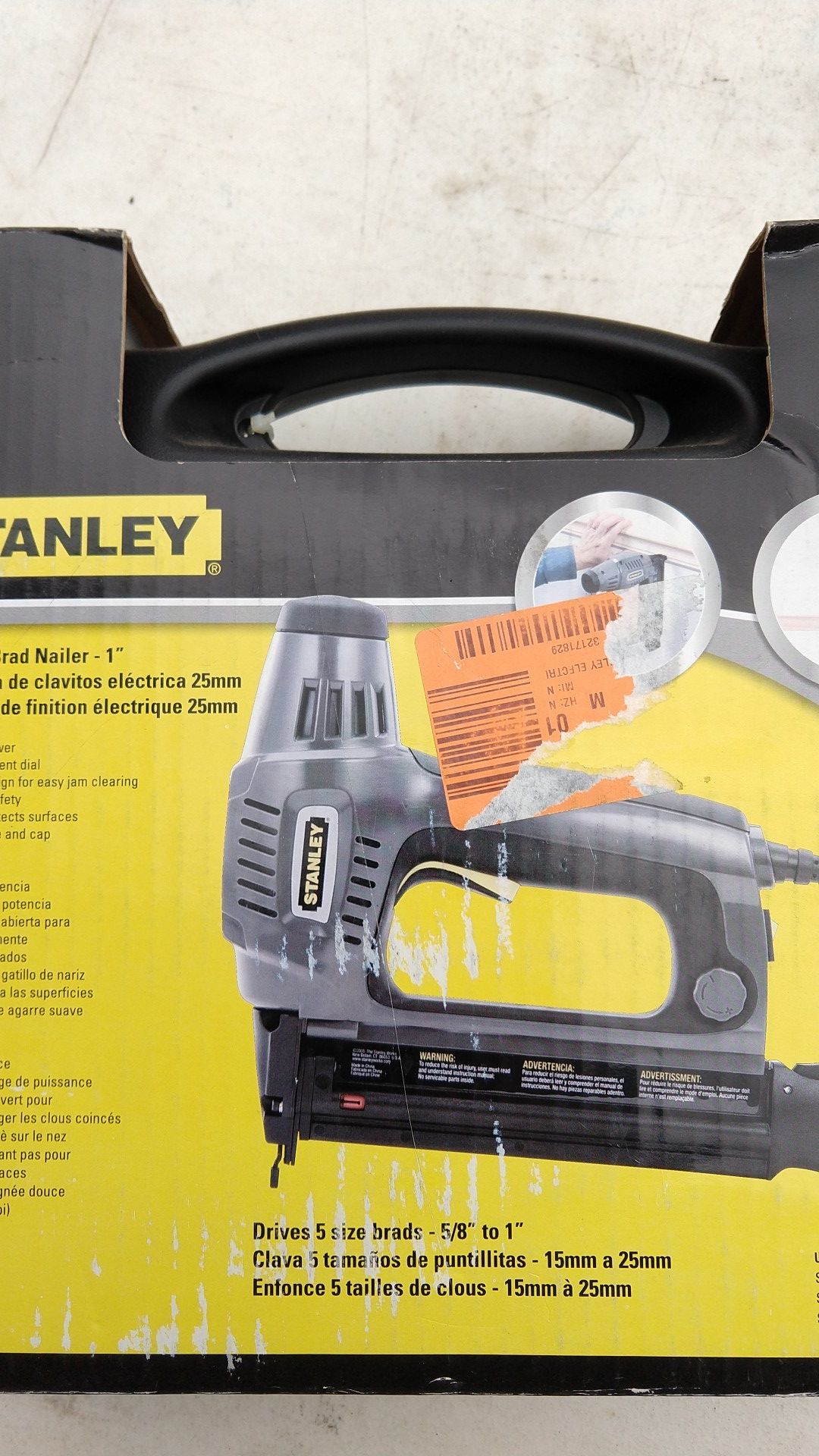 Stanley Electric Brad Nailer TRE650