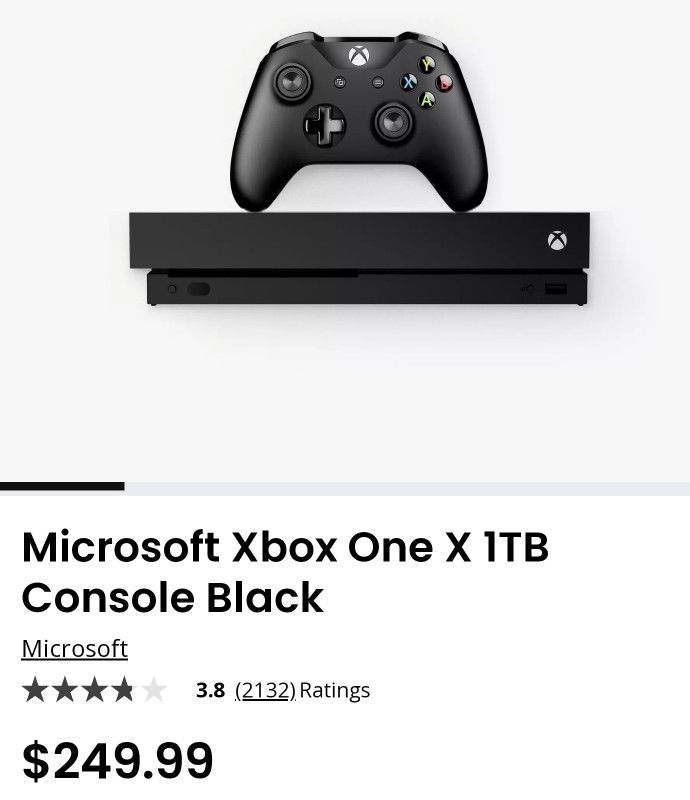 Xbox One X 1 TB