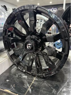FUEL OFF ROAD 20x9 OFFSET 20mm 6x139 GLOSS BLACK