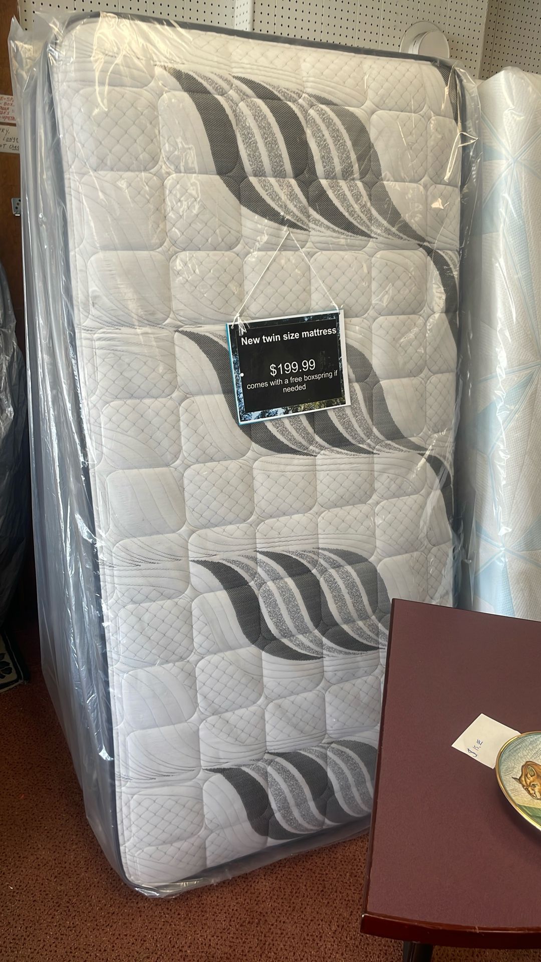 New twin size mattress set