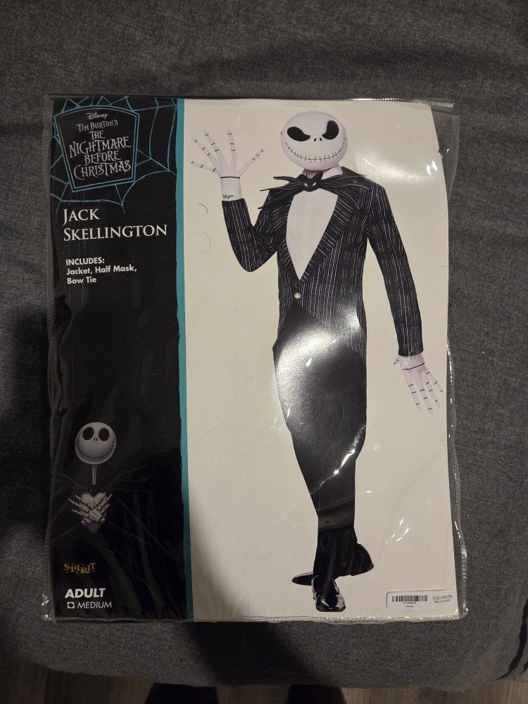 Jack Skellington Halloween Costume (Nightmare Before Christmas)