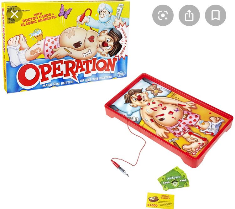 Operation! By Mattel board game, used