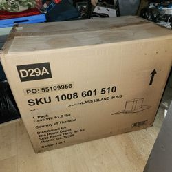  30 in. 500CFM Convertible Glass Kitchen Island Range Hood in Stainless Steel 