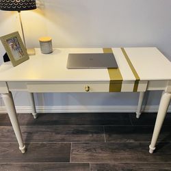 Cute White & Gold Desk