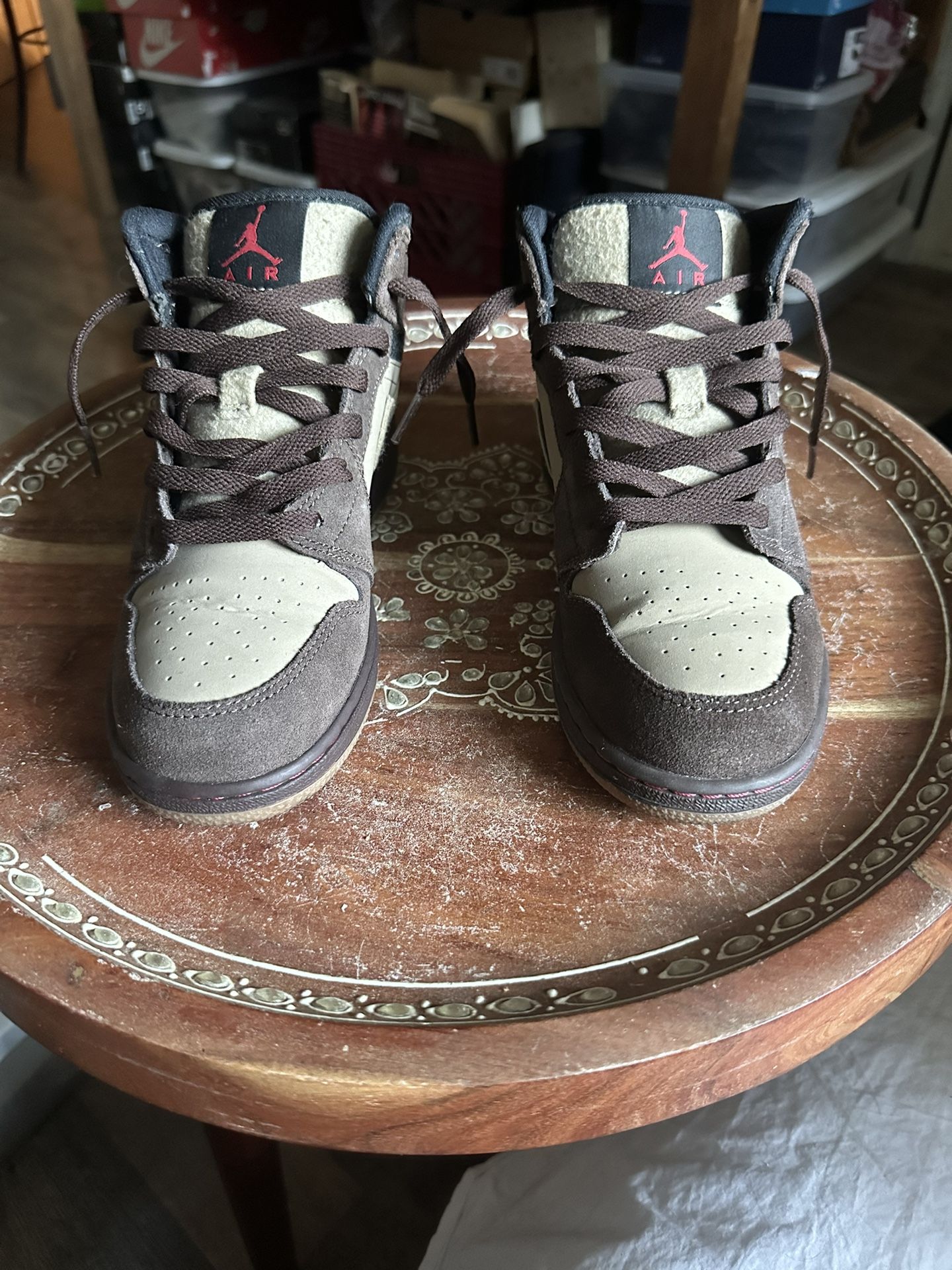 Dark Brown NIKE Air Jordan’s