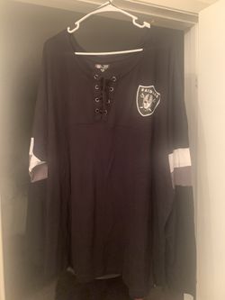 Woman’s Long Sleeve Raiders Shirt