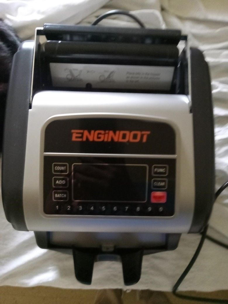 New Engindot Money Counter Counterfeit Detector 