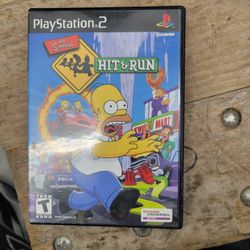 Hit And Run Simpson Ps2