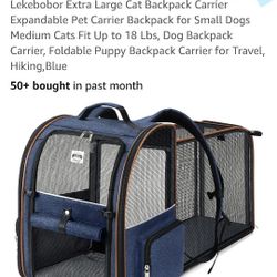 BACKPACK DOG/CAT CARRIER (4.6/5 AMAZON RATED!!!)
