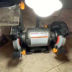 6 Inch Bench Grinder With Light