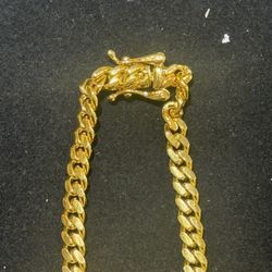 14k Solid Miami Cuban Link Chain