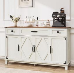 ❤️‍🔥55" Large Sideboard for Kitchen,