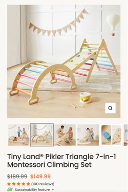 Montessori climbing set , Tiny land