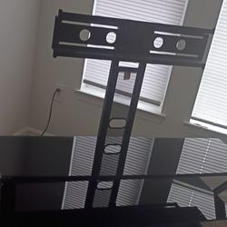 TV Mont Stand....... / Black Glass Set . 