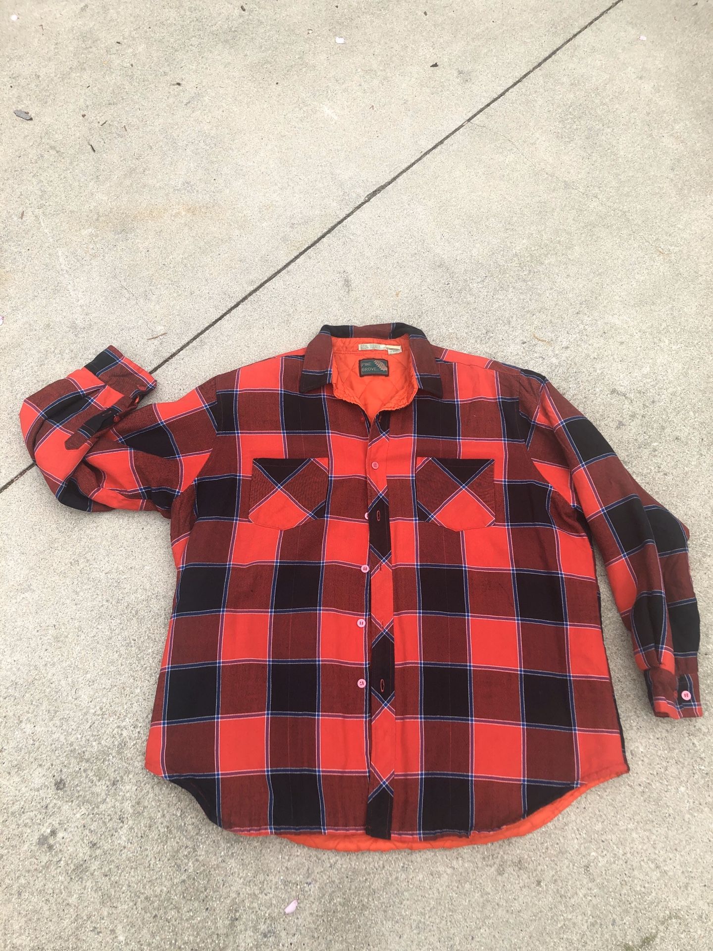 Red Plaid Button Up ( Pine Grove)