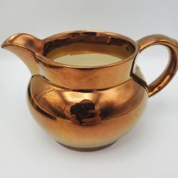 BCM Nelson Ware Copper Lusterware Vintage Creamer