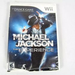Michael Jackson The Experience Game Nintendo Wii Complete CIB W/ Manual