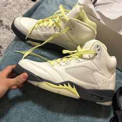 Brand New Jordan 5 Retro Luminous Green