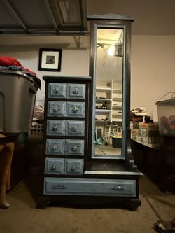 Antique-make Up Mirror (6drawers)