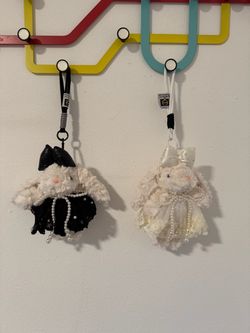 Bunny bag charms