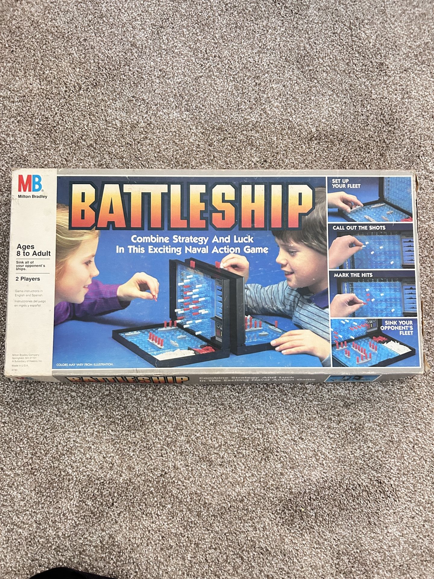 Battle Ship Combine Strategy And Luck In This Exciting Naval Action Game / Board Game