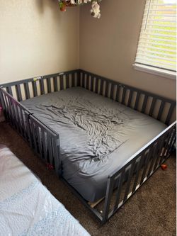 Full floor bed frame