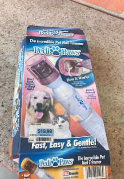 Battery powered pet nail file