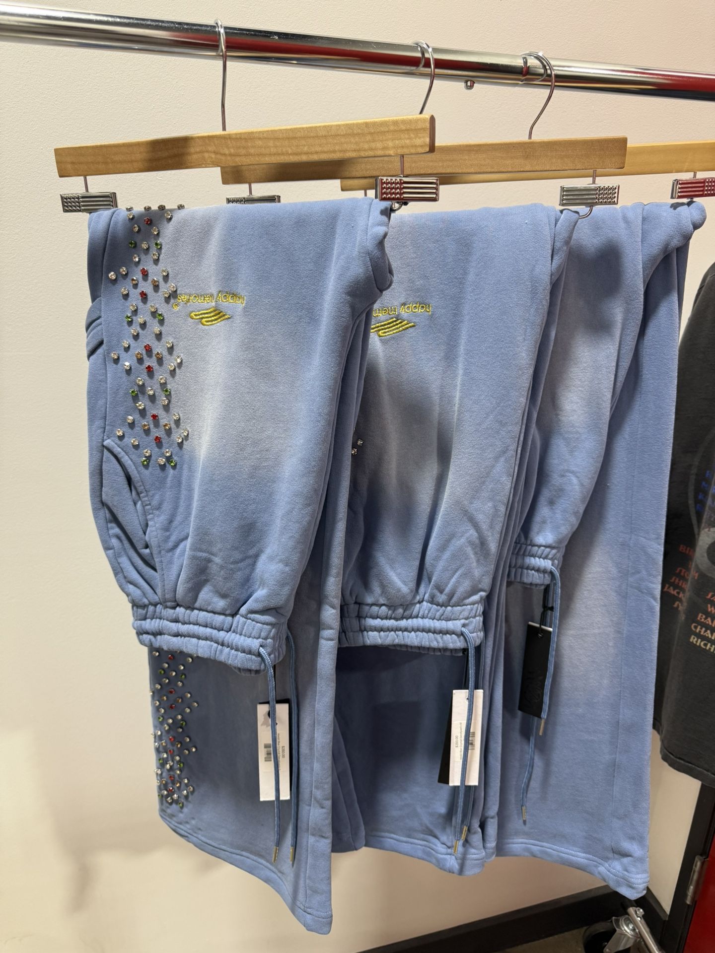 Hmdd Blue Crystal Sweatpants