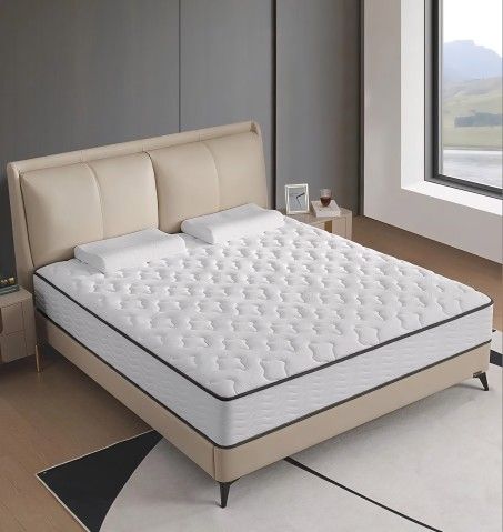 New♦️10" Queen Size Mattress Hybrid Memory Foam In The Box Seal..