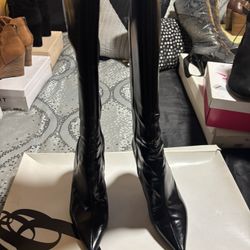 Nine West Tall, Black Leather Boots