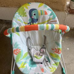 Bright Starts Baby Bouncer Soothing Vibrations Infant Seat