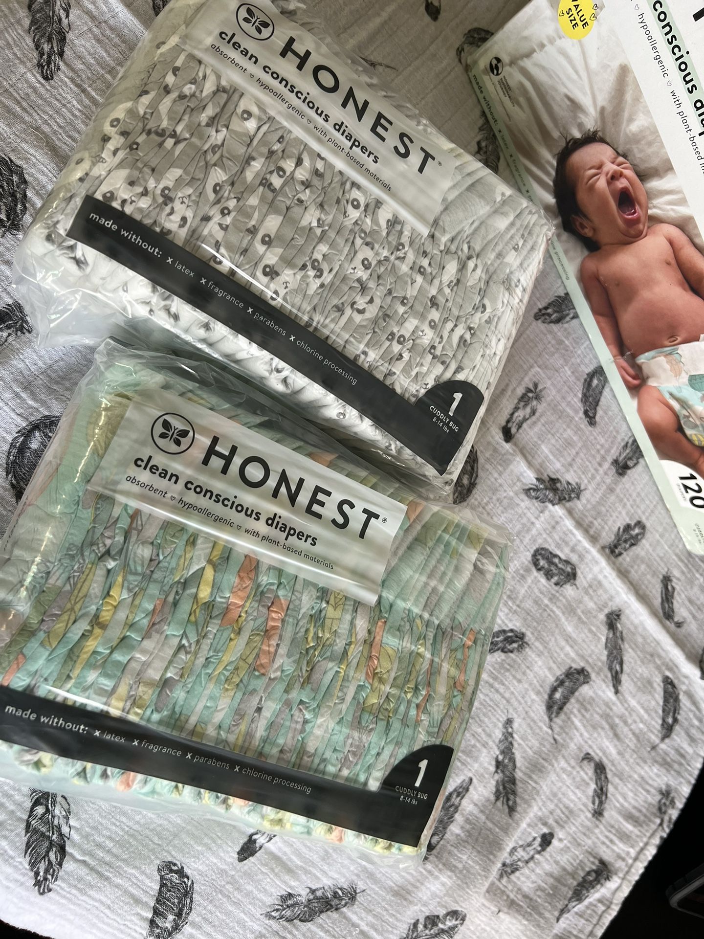 Honest Diapers Size 1 (Cuddle Bug)