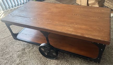 Rustic Industrial Coffee Table