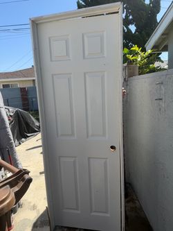 White 6-Panel pre hung Interior Door 30x80