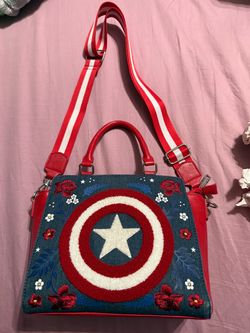 Captain America loungefly crossbody bag