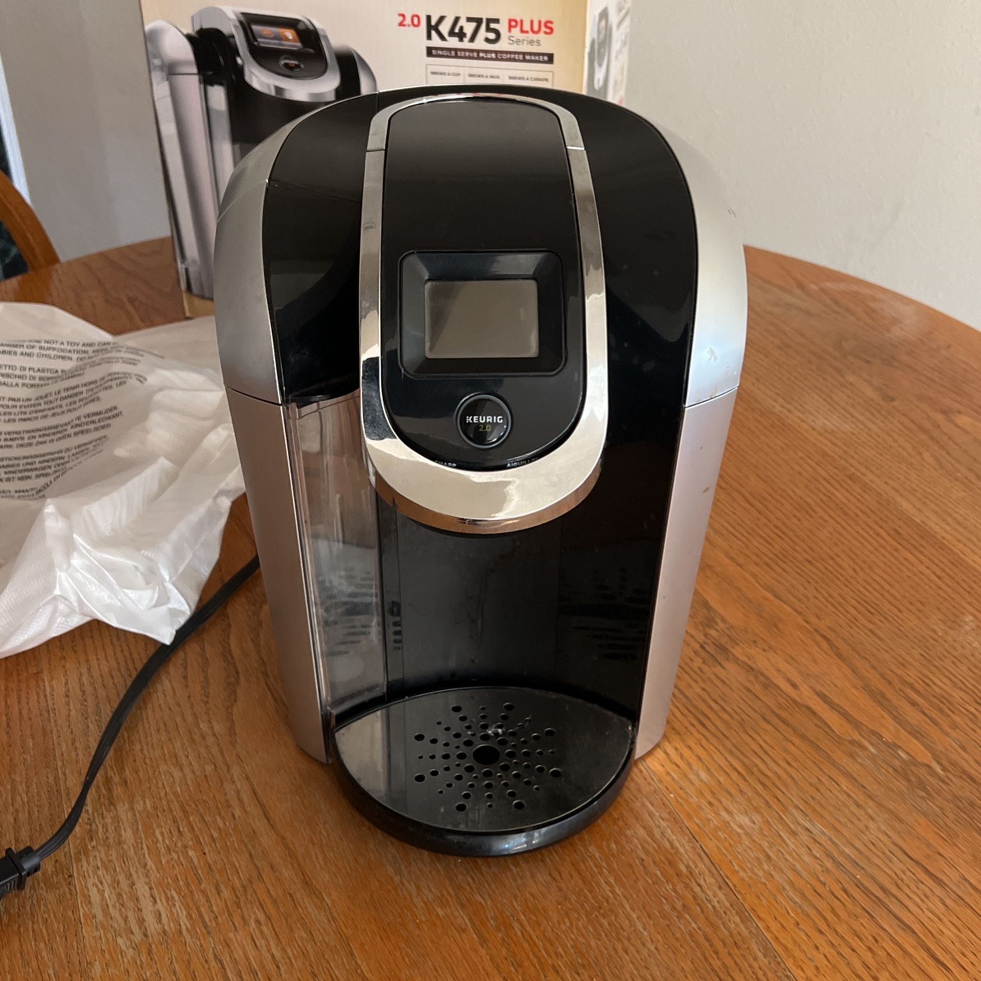 Keurig hot 2.0 K475 Plus