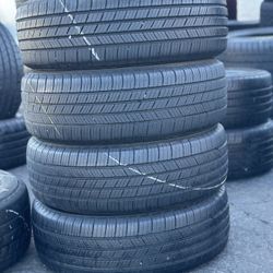 SET OF TIRE 195 65 15 MICHELIN 85% LIFE
