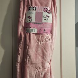 Hello Kitty Pink Embossed Blanket