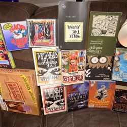 Books, Cd’s, and board game 