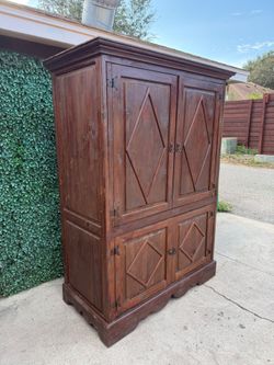 mueble rustico 100% madera ideal para bar o cofee station 6 pies alto x 4 pies ancho