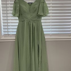 Sage Green Bridesmaid Dress